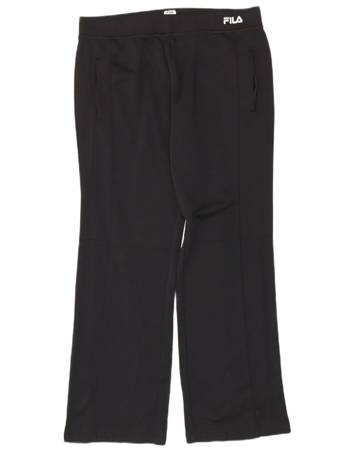 Fila Pantalon de survêtement femme UK 16 Large Noir Polyester