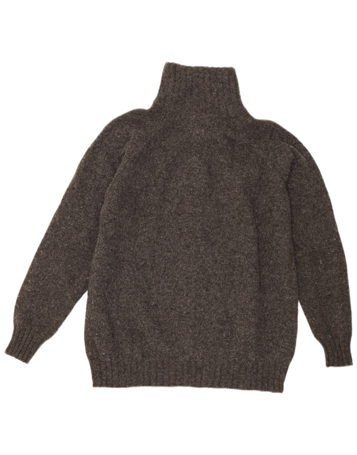 Zara Homme Cardigan Pull Large Gris Laine
