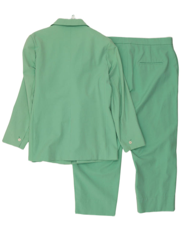 Marks & Spencer Costume 2 pièces croisé pour femme UK 20 2XL W42 L26 Vert