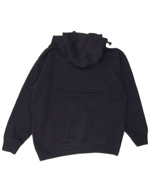 Saltrock Mens Graphic Hoodie Jumper Small Navy Blue Cotton