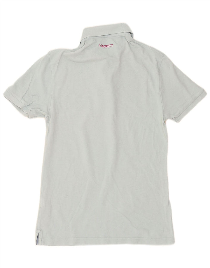 Hackett Polo Slim Fit Homme Petit Bleu Coton