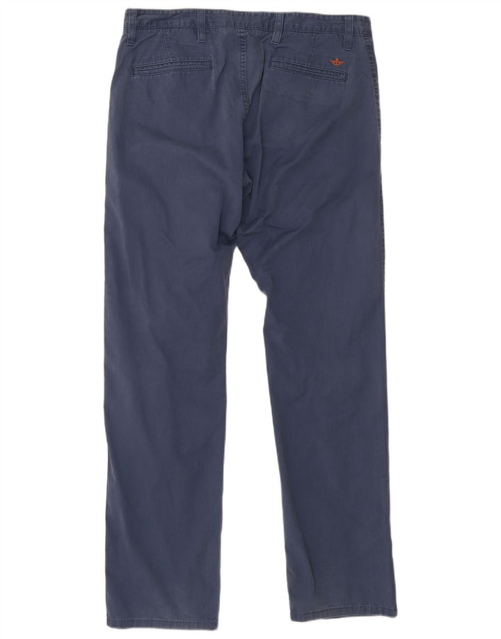 Dockers Pantalon Chino Droit Homme W33 L32 Bleu Marine Coton