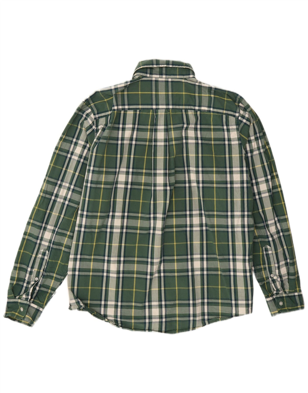 Eddie Bauer Chemise classique pour homme en coton à carreaux verts