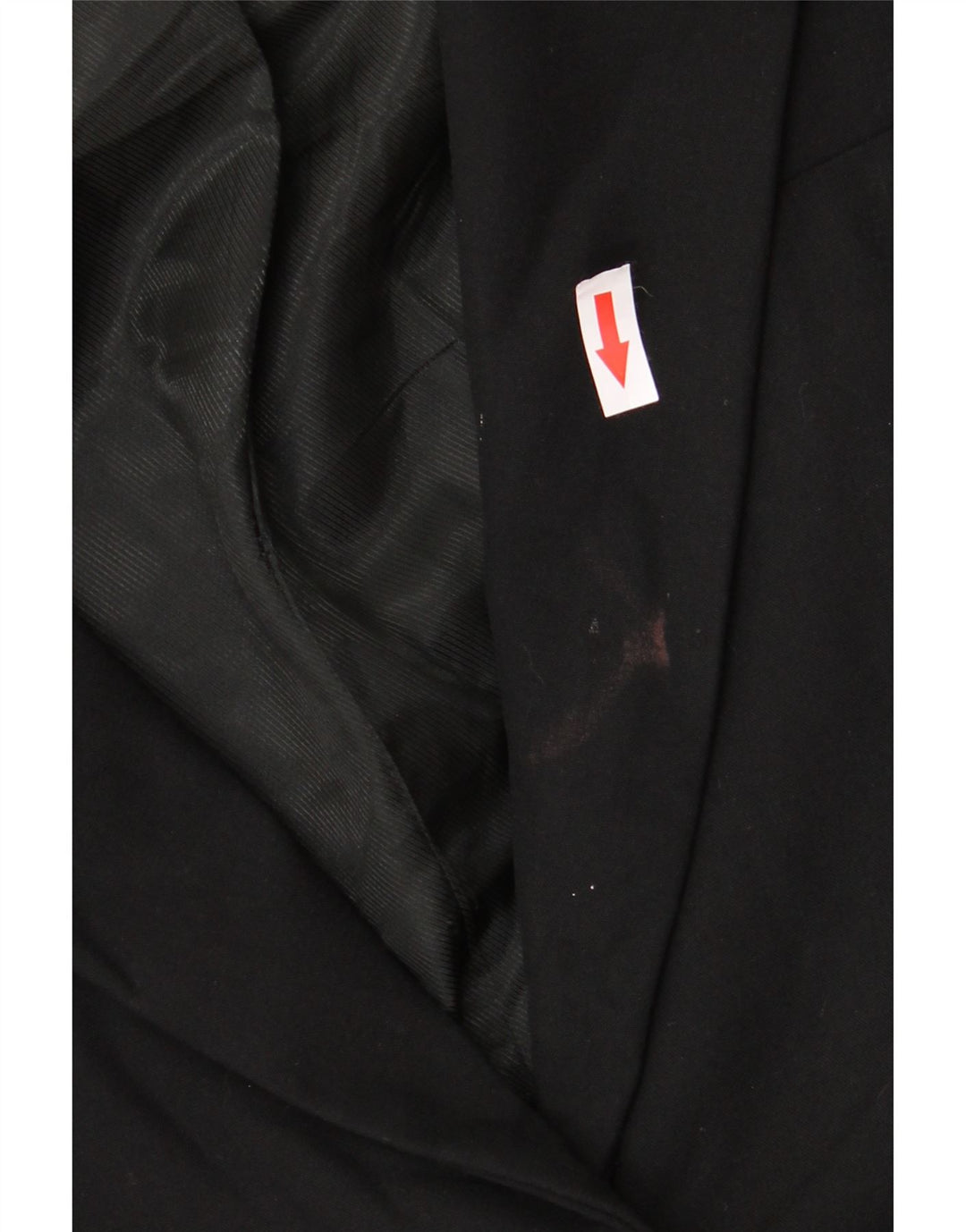 Zara Femme 1 Bouton Blazer Veste UK 14 Moyen Noir Polyester