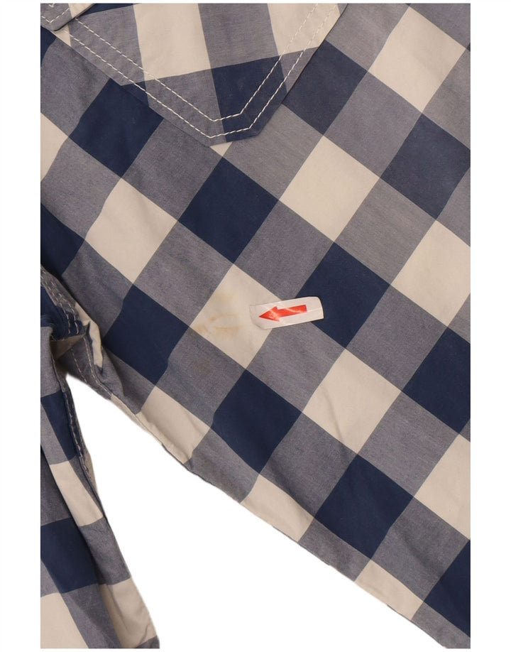 Superdry Chemise Homme 2XL Bleu Vichy Coton