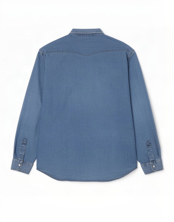 Carrera Chemise en jean 2XL Bleu Coton Homme