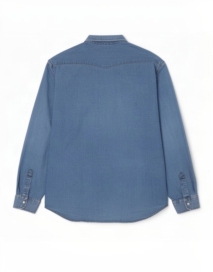 Carrera Chemise en jean 2XL Bleu Coton Homme