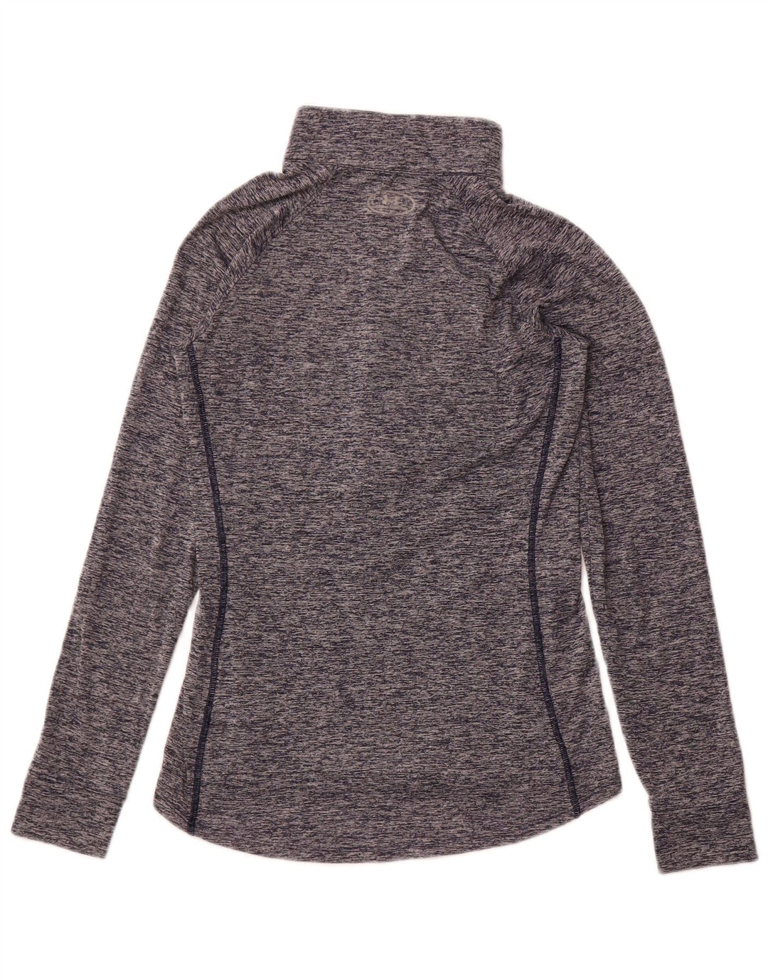 UNDER ARMOUR Haut de survêtement Heat Gear pour femme UK 10 Small Bleu marine