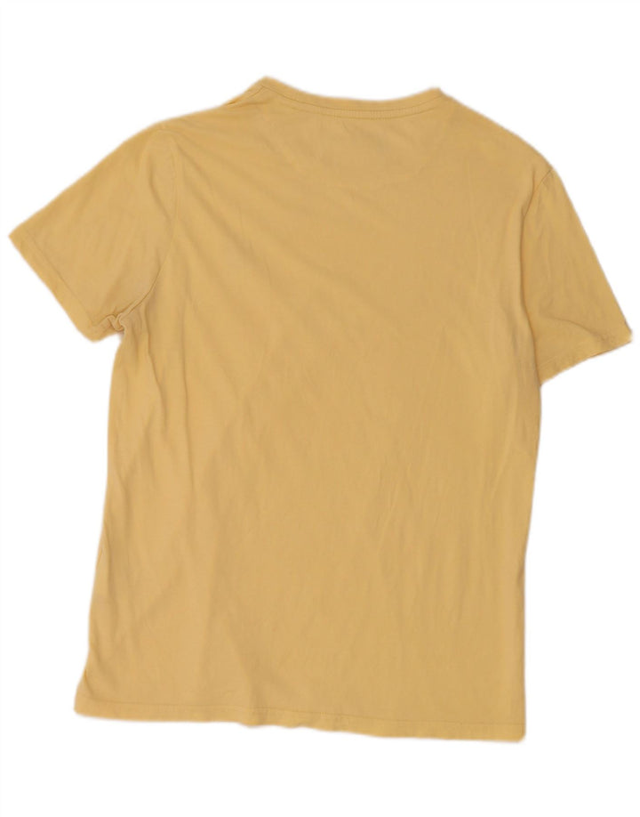 LYLE & SCOTT T-Shirt Homme Petit Jaune Coton