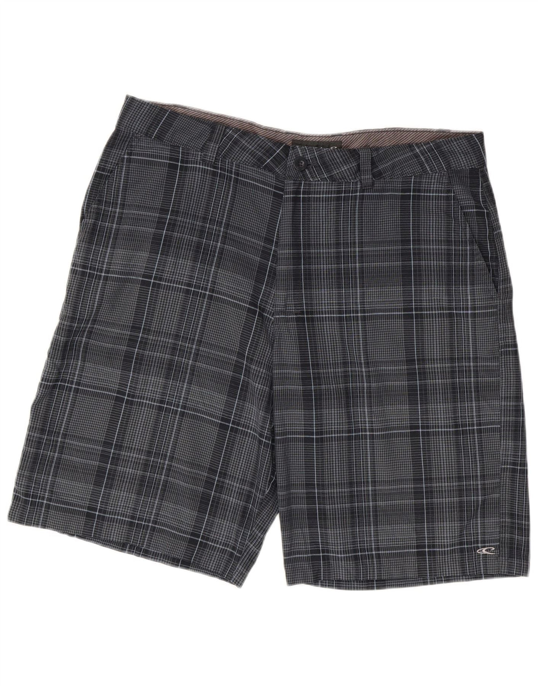 O'Neill Short Chino Homme W38 XL Bleu Marine Plaid Polyester