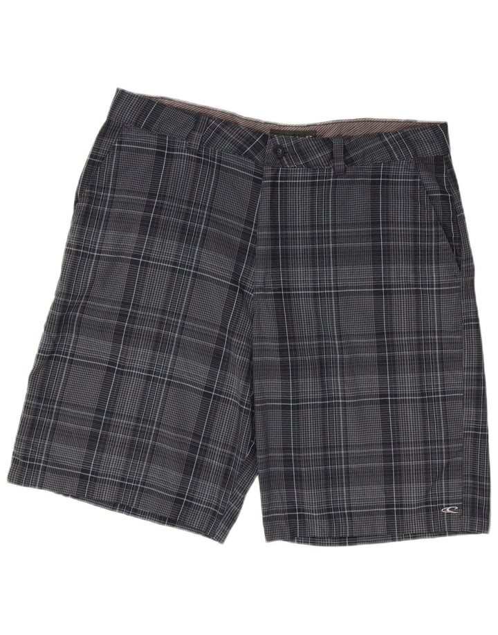 O'Neill Short Chino Homme W38 XL Bleu Marine Plaid Polyester