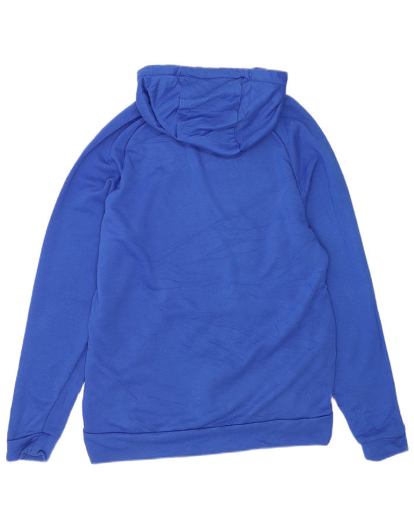 Nike Homme Dri Fit Graphic Sweat à capuche Bleu moyen Polyester