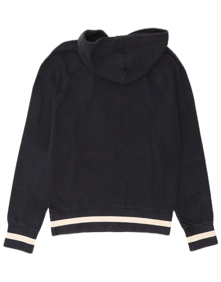 Fred Perry Pull à capuche pour homme en coton bleu marine Small