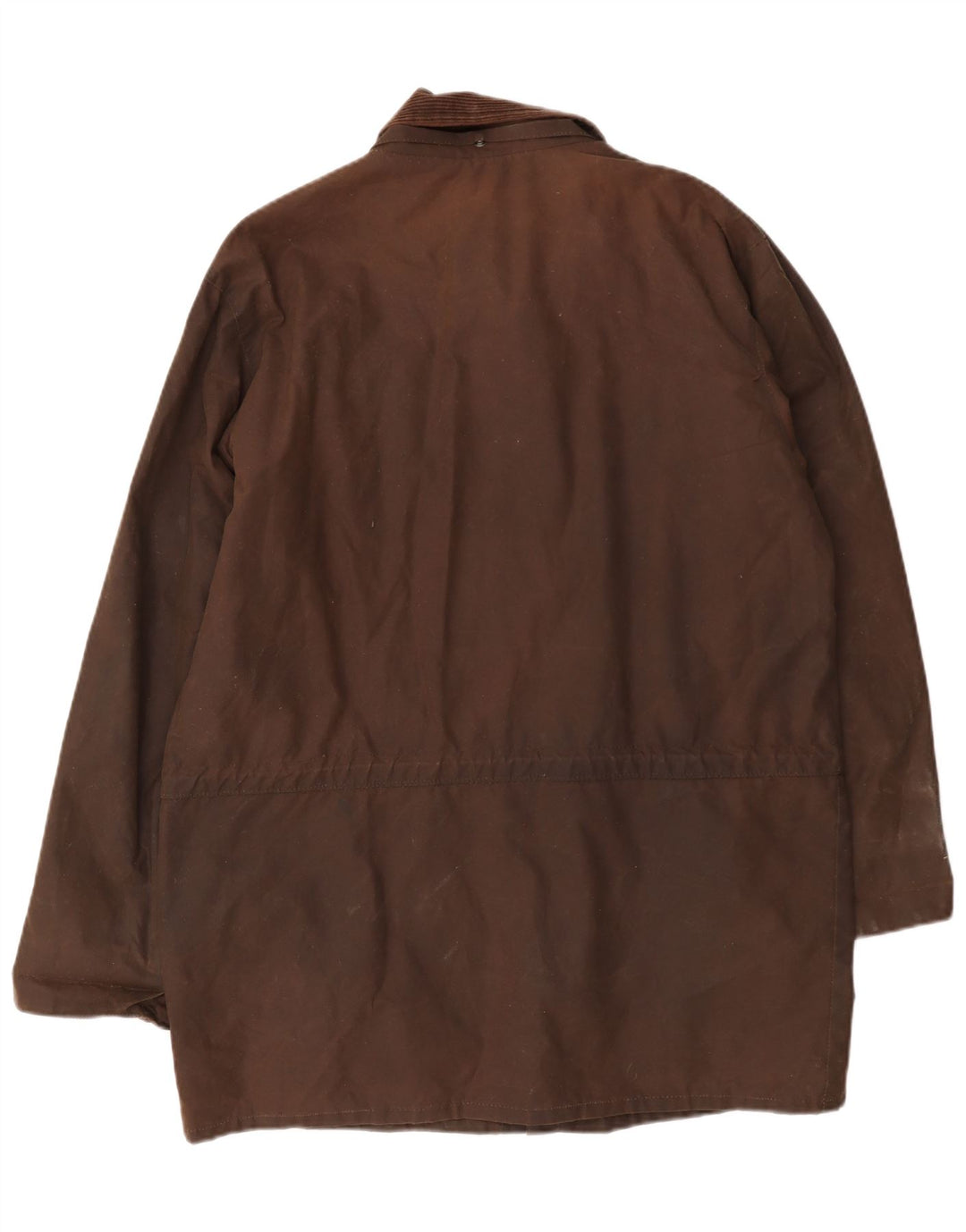 veste en coton ciré vintage pour hommes UK 38 Brun moyen