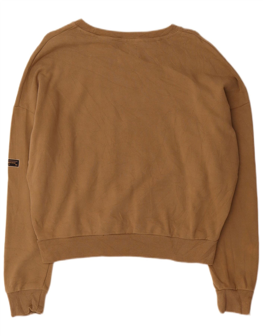 SUPERDRY Sweat-shirt surdimensionné graphique pour femme UK 12 Marron moyen