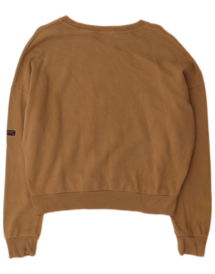 SUPERDRY Sweat-shirt surdimensionné graphique pour femme UK 12 Marron moyen
