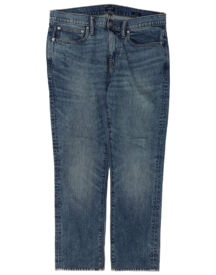 J. Crew Jean Slim Homme W34 L28 Bleu Coton