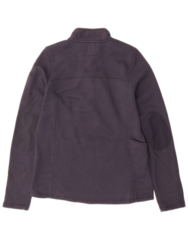 UNDER ARMOUR Sweat Cold Gear Zip Neck Homme Bleu Marine Moyen