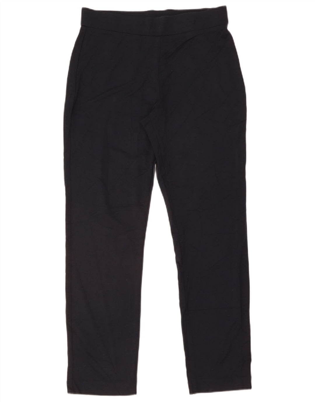 Marks & Spencer Pantalon décontracté pour femme UK 12 Medium W30 L29 Bleu marine