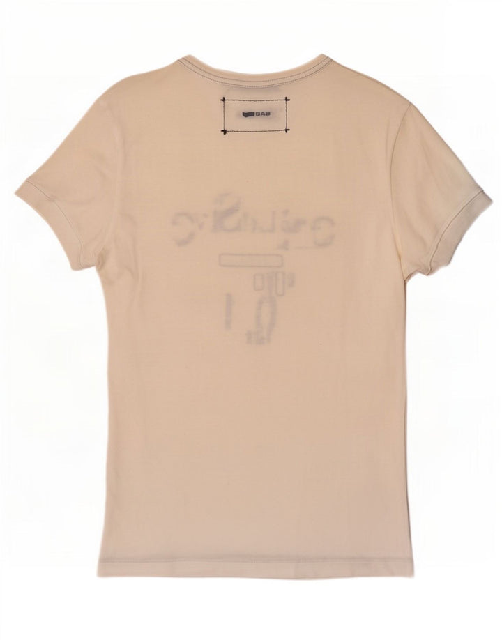 Gas T-Shirt Graphique Homme Petit Blanc