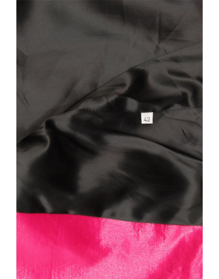 vintage Femme 1 Bouton Blazer Veste IT 42 Rose Moyen