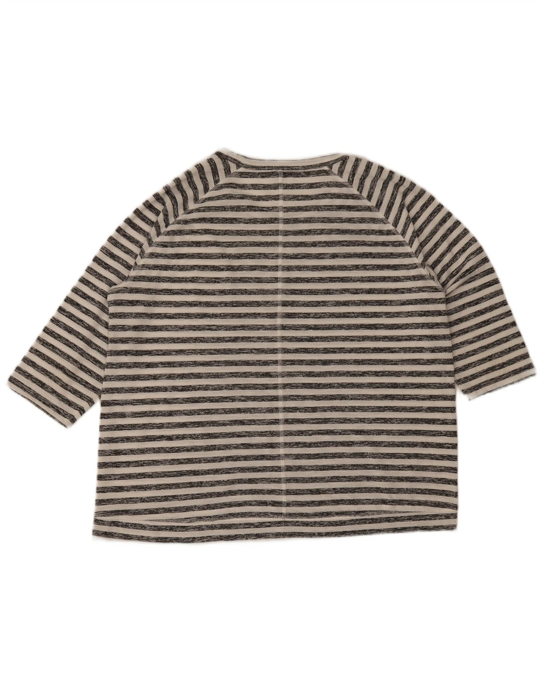 Marks & Spencer Haut à manches 3/4 pour femme UK 16 Large Blanc Rayé