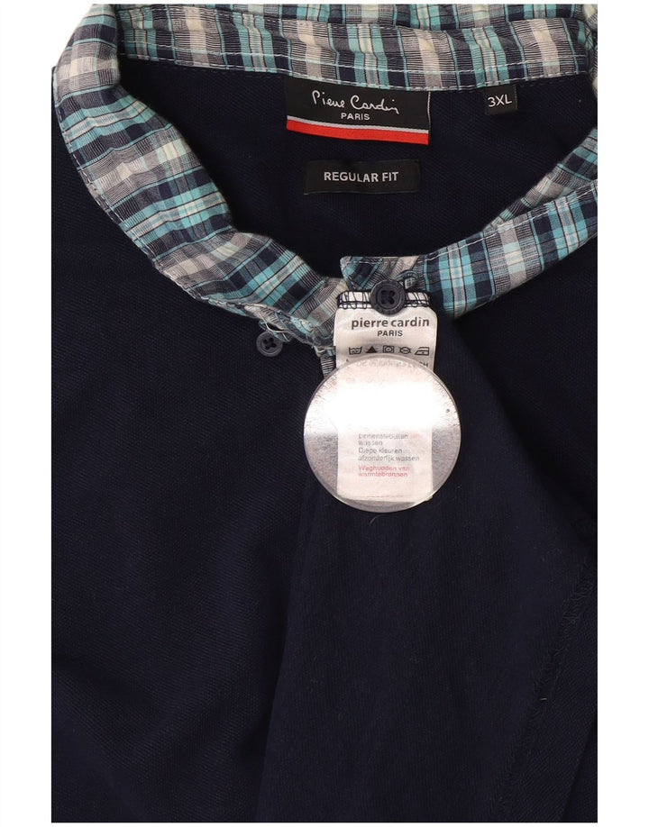 PIERRE CARDIN Polo Paris Regular Fit Homme 3XL Bleu Marine Coton