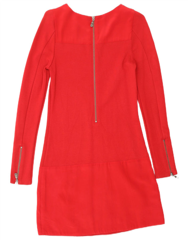 TED BAKER Robe basique à manches longues pour femme Taille 1 XS Rouge