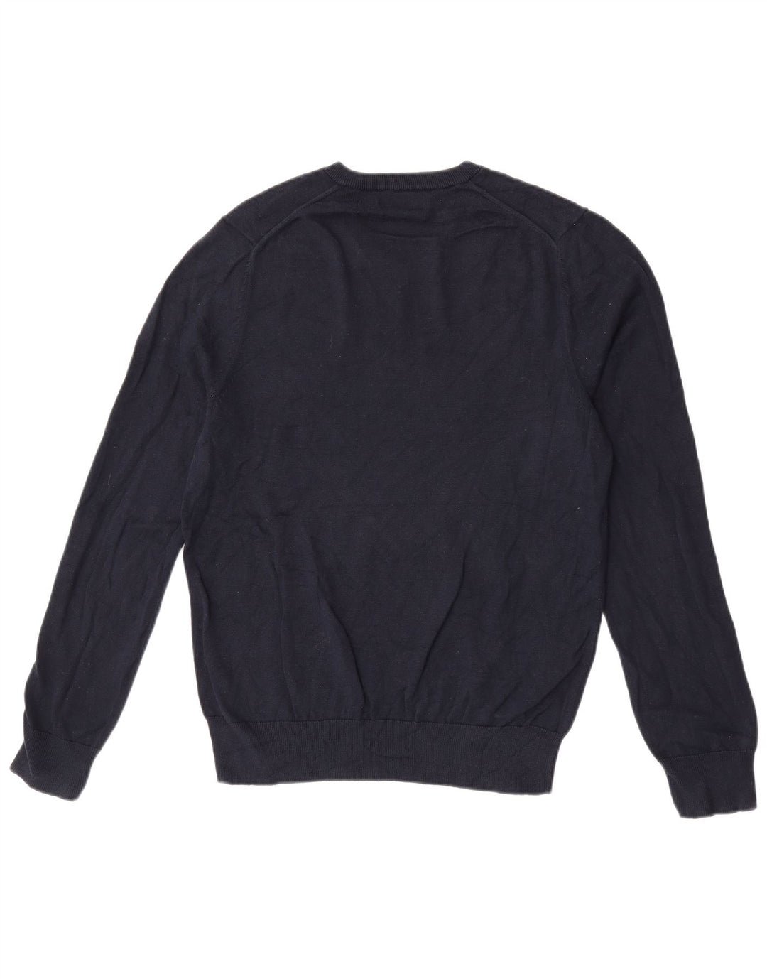 Marks & Spencer Pull col V Homme Bleu Marine Moyen Coton