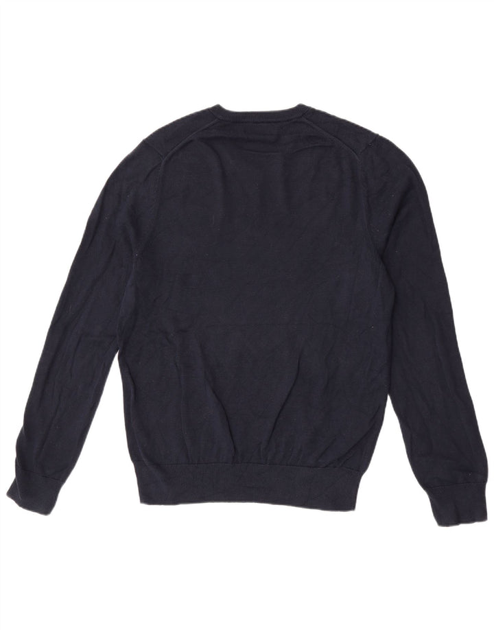 Marks & Spencer Pull col V Homme Bleu Marine Moyen Coton