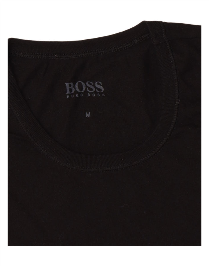 Hugo Boss Homme T-Shirt Top Noir Moyen