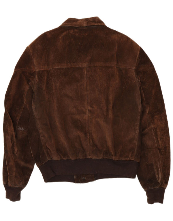 Bignami Blouson Bomber En Daim Homme IT 54 2XL Marron