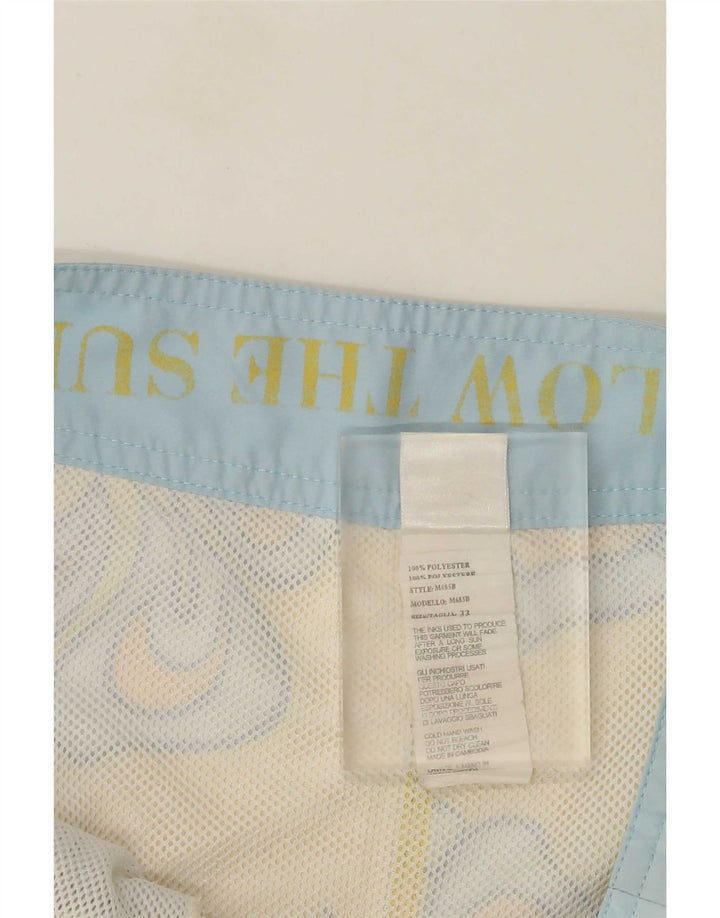 Sundek Short de bain pour homme en polyester floral jaune moyen