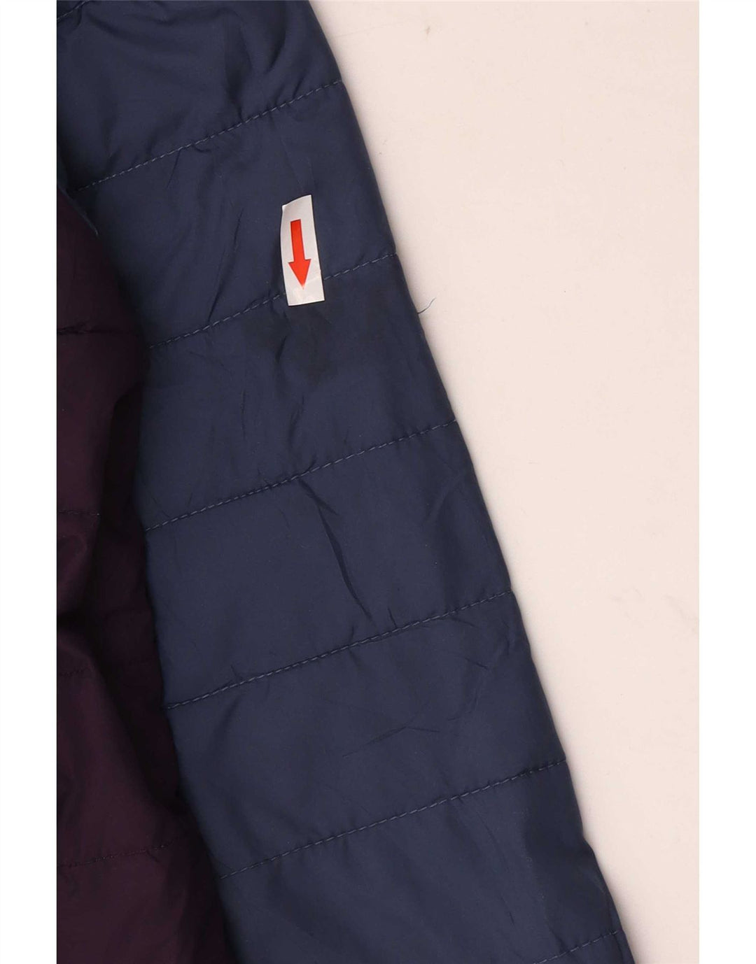 Columbia Veste rembourrée à capuche pour homme UK 36 Petit Bleu Colorblock Polyester