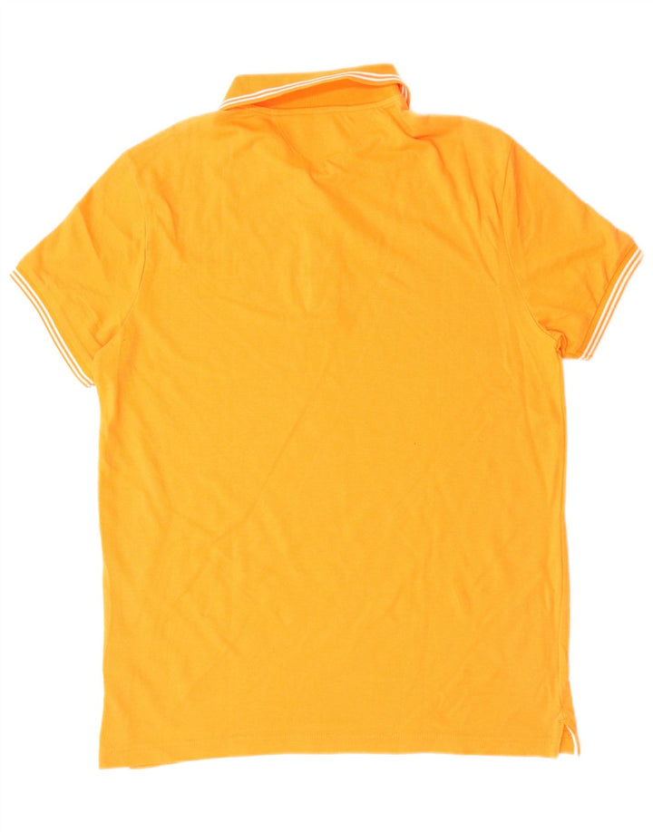 CHAMPION Polo Easy Fit Homme Orange Moyen Coton