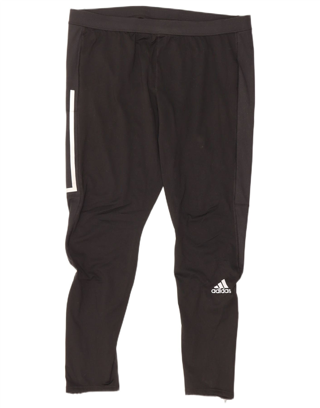 Adidas Pantalon de survêtement Aeroready pour femme UK 20 2XL Noir Polyester