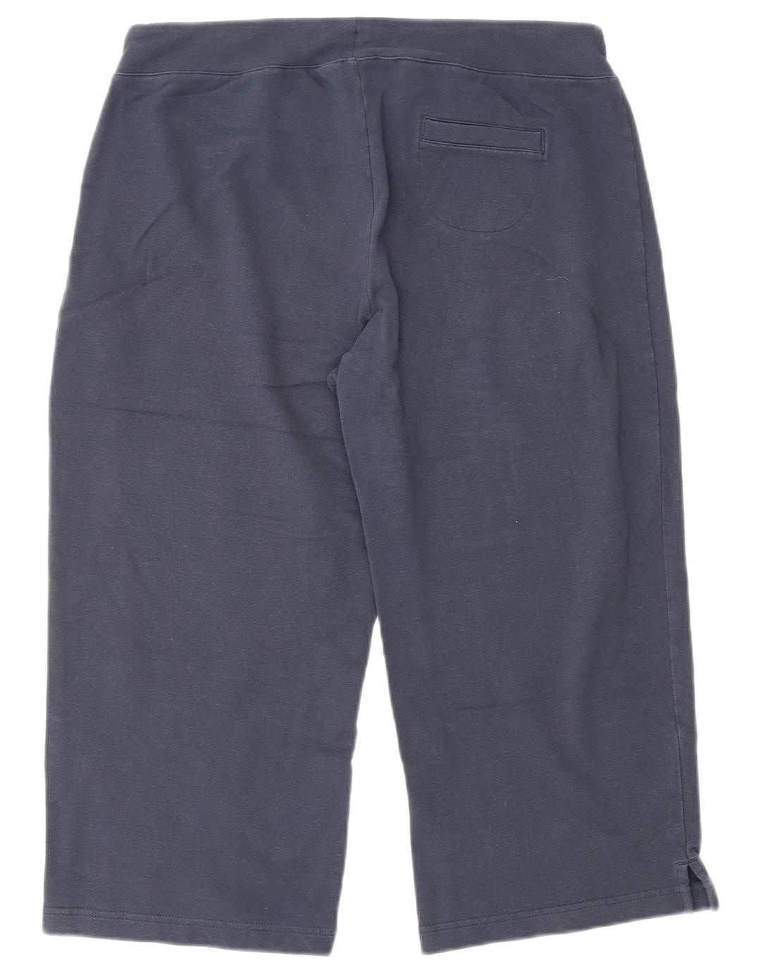 ELLESSE Pantalon de survêtement Capri pour femme UK 12 Bleu marine moyen en coton