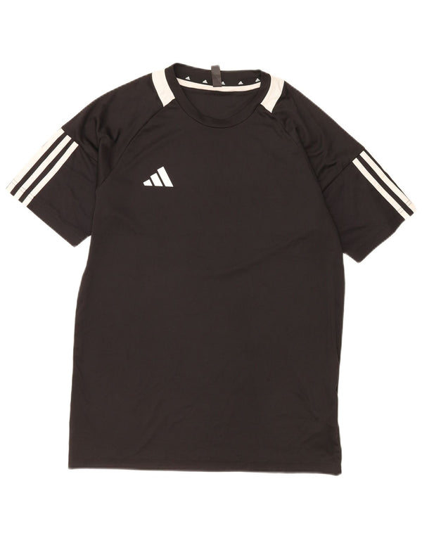 Adidas Hommes Aeroready T-Shirt Haut Petit Noir Colorblock Polyester