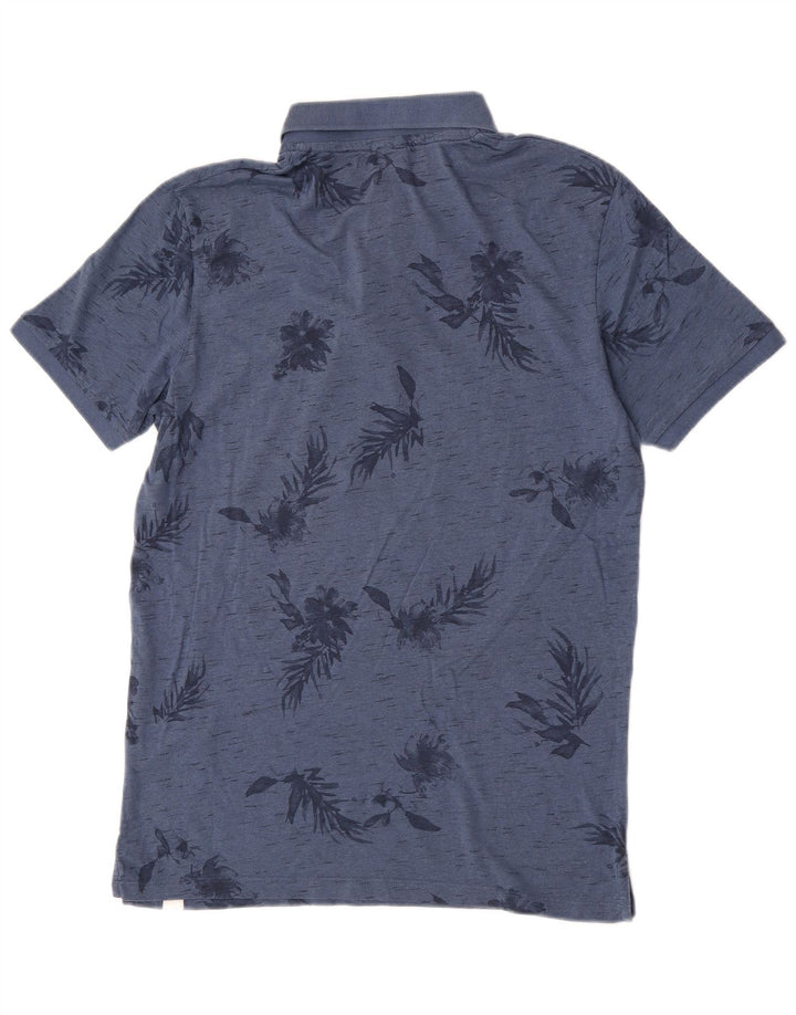 Jack & Jones Polo Homme Bleu Moyen Floral Coton