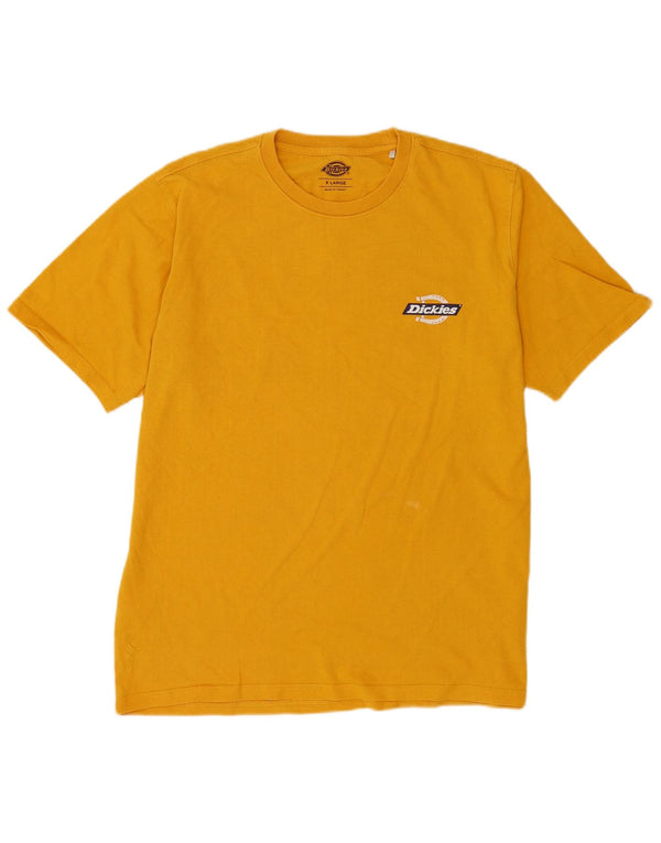 Dickies T-Shirt Graphique Homme XL Jaune Coton