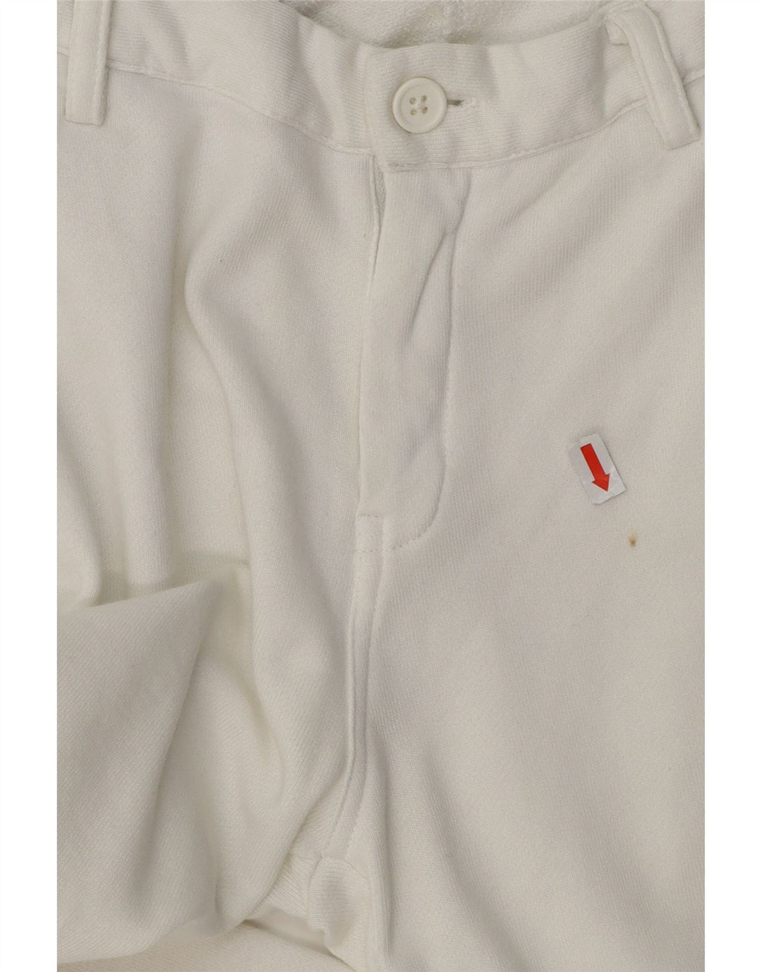 SUN68 Womens Slim Chino Trousers Medium W32 L29 White Cotton Vintage Sun68 and Second-Hand Sun68 from Messina Hembry 