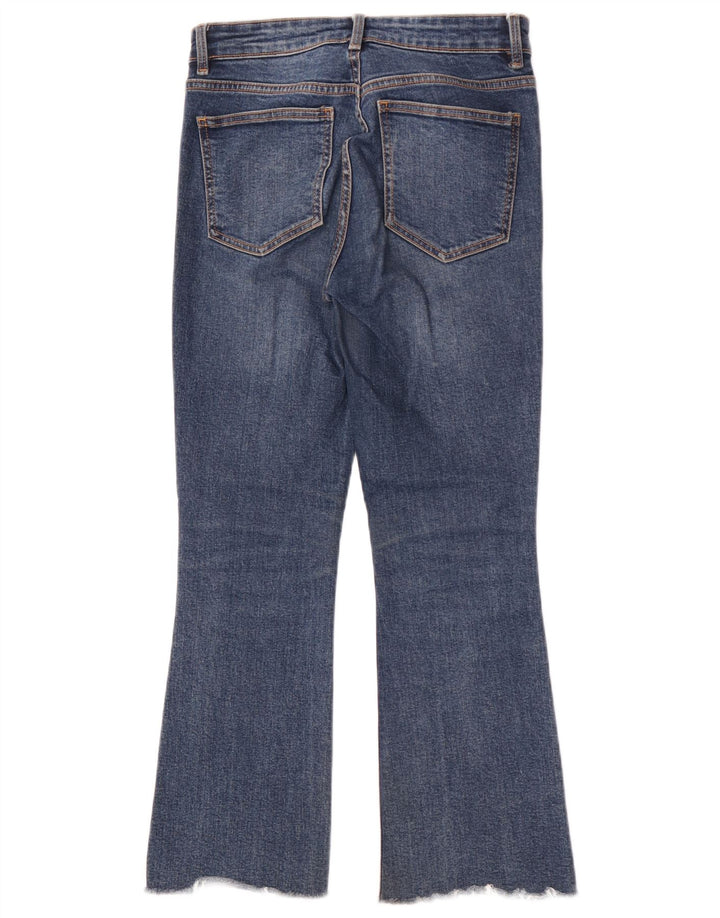 Zara Jeans Bootcut Femme EU 38 Small W28 L26 Bleu Coton