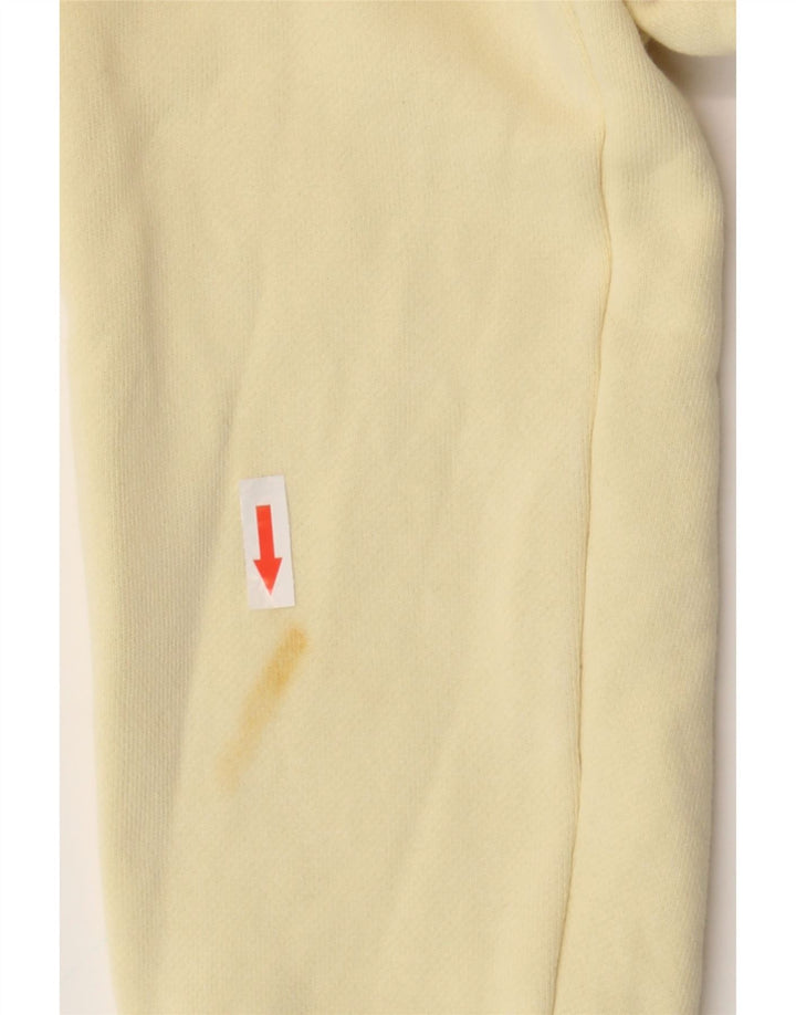 Adidas Pull à capuche graphique pour homme Petit coton jaune