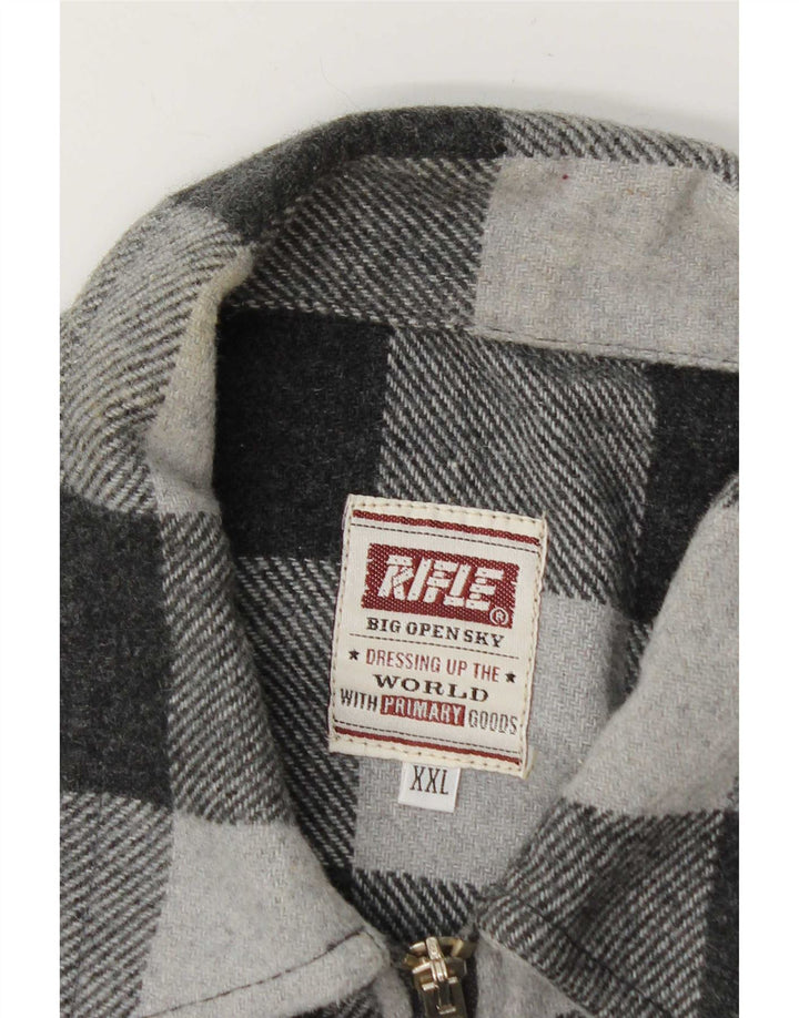 Rifle Chemise en flanelle pour homme Lumberjack 2XL Gris vichy