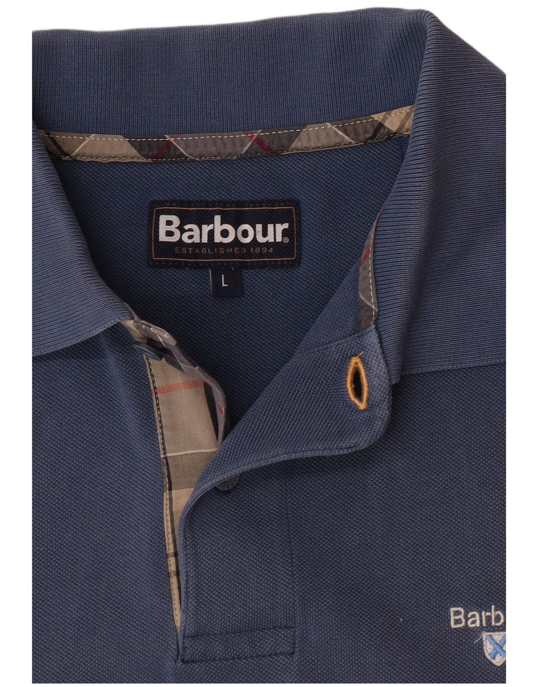 Barbour Polo Homme Grand Bleu