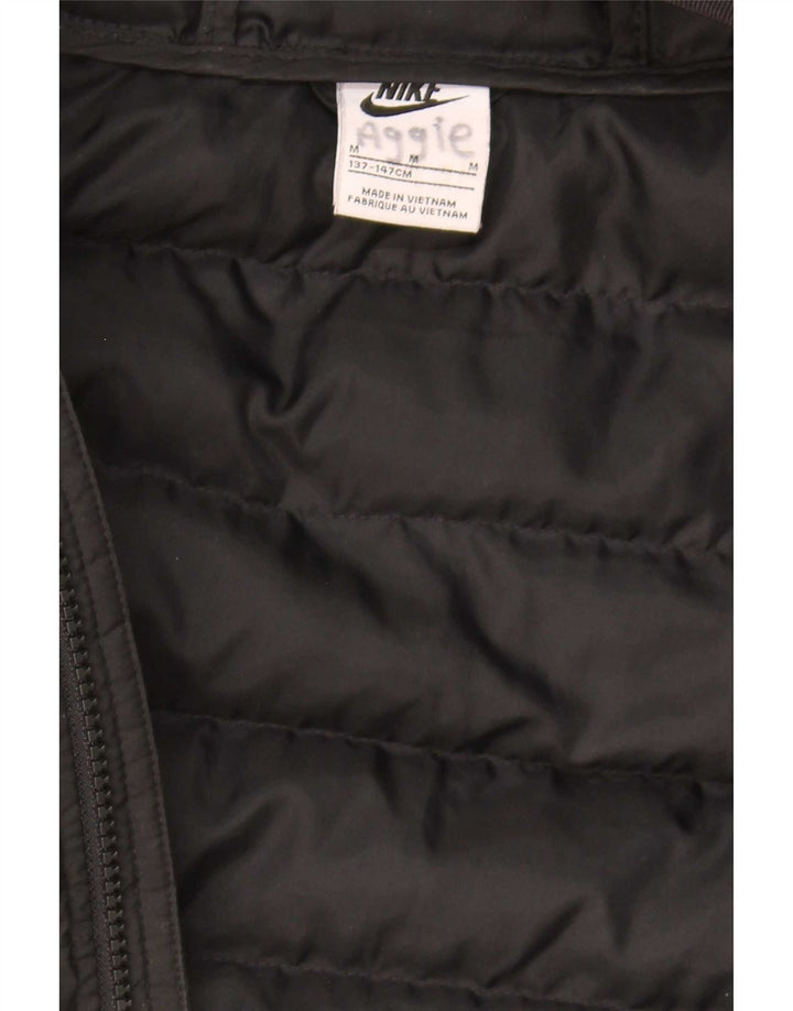 Veste matelassée à capuche Nike garçon 10-11 ans noir moyen polyester