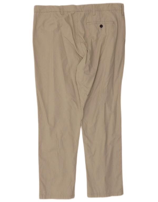 Marks & Spencer Pantalon décontracté fuselé pour homme W38 L29 Coton beige