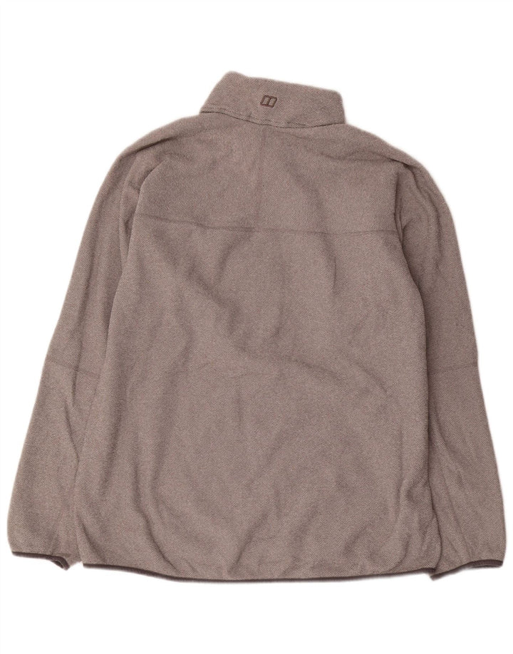 Berghaus Sweat-shirt à col zippé pour homme 2XL Gris Polyester