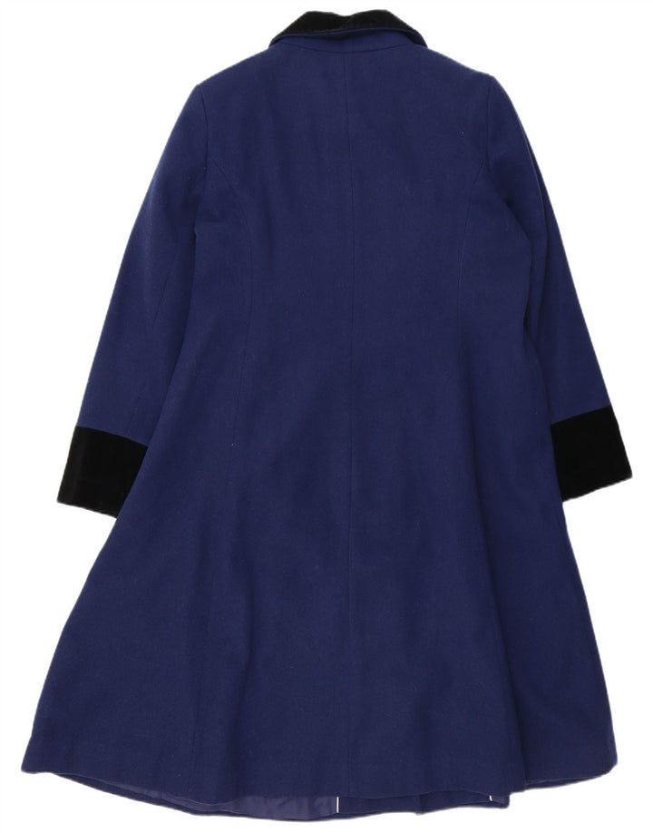 Manteau à double boutonnage pour femmes Monsoon, taille UK 16, grande, bleu, en laine