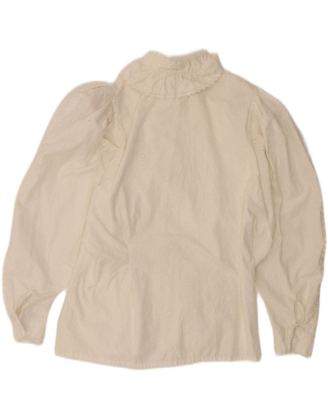 Yessica Chemise à volants sur le devant pour femme EU 46 XL Blanc Polyester